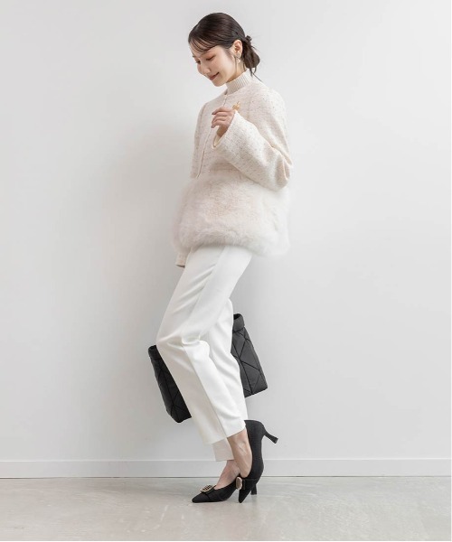 2WAY フェイクファーショートジャケット（ブルゾン）｜RANDA（ランダ