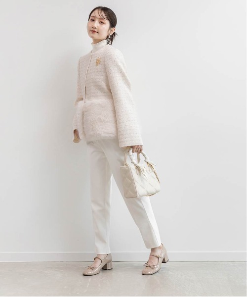 2WAY フェイクファーショートジャケット（ブルゾン）｜RANDA（ランダ