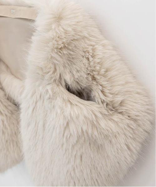 2WAY フェイクファーショートジャケット（ブルゾン）｜RANDA（ランダ