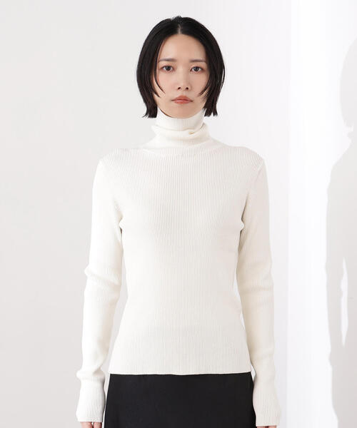 ベーシックタートルネックニット（ニット/セーター）｜N.（N. Natural