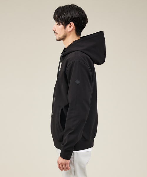 ABAHOUSE GRAY（アバハウスグレイ）の「【SMART CLOSET】ハイゲージ ポンチ ジップパーカー / セットアップ対応（パーカー・メンズ・ブラック/モカ/ネイビー・46/48/50）」の5枚目の写真