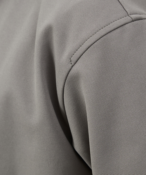 ABAHOUSE GRAY（アバハウスグレイ）の「【SMART CLOSET】ハイゲージ ポンチ ジップパーカー / セットアップ対応（パーカー・メンズ・ブラック/モカ/ネイビー・46/48/50）」の15枚目の写真