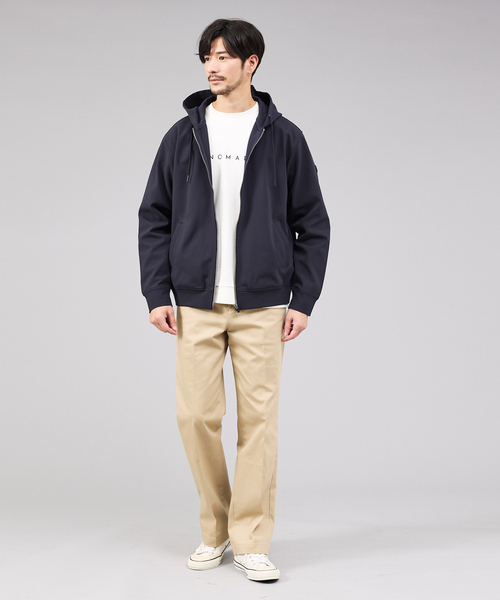 ABAHOUSE GRAY（アバハウスグレイ）の「【SMART CLOSET】ハイゲージ ポンチ ジップパーカー / セットアップ対応（パーカー・メンズ・ブラック/モカ/ネイビー・46/48/50）」の19枚目の写真