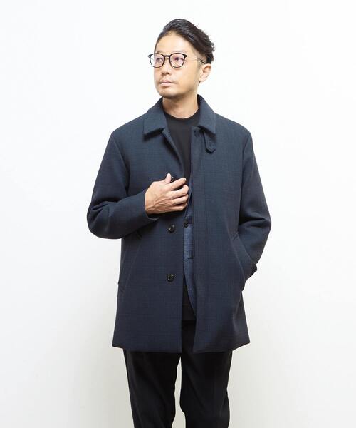 メンズ バルカラーコート ステンカラーコート バルマカーンコート