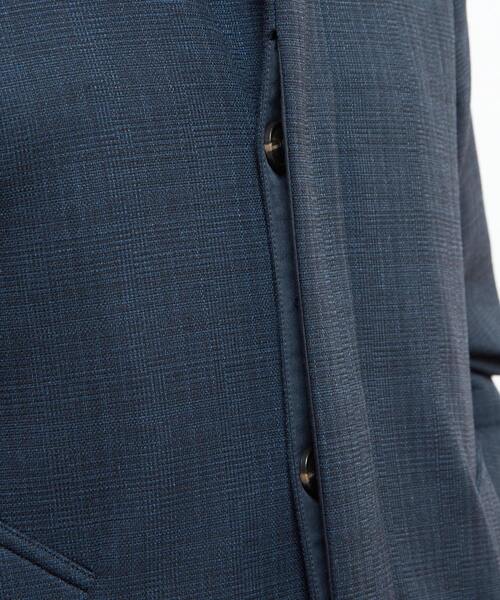 MEN'S MELROSE(メンズメルローズ)の「ウレタンボンディングバルカラーコート | 防風(ステンカラーコート・メンズ・ネイビー/チャコールグレー・2/3/4/5)」の10枚目の写真