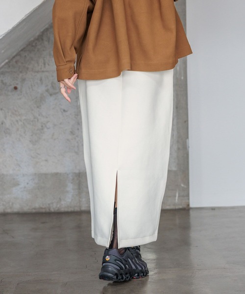 HEREIAM（ヘレイアム）の「【HEREIAM】ハイウエストナロースカート（スカート・レディース・アイボリー/ブラック・SMALL/MEDIUM）」の12枚目の写真