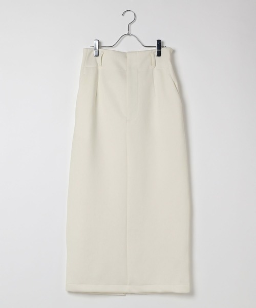 HEREIAM（ヘレイアム）の「【HEREIAM】ハイウエストナロースカート（スカート・レディース・アイボリー/ブラック・SMALL/MEDIUM）」の15枚目の写真
