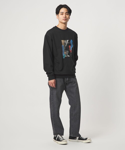 thehighlights スウェット Phospho Graphica＞フレンチ ロングスリーブ Tシャツ スウェット