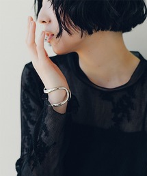 studio CLIP | 【WEB限定】楊柳刺繍シアーTブラウス(シャツ/ブラウス)