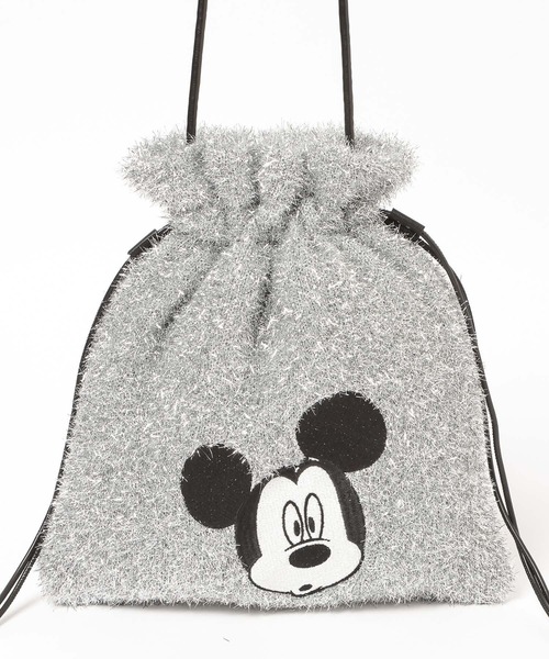Disney(ディズニー)の「【MICKEY(ミッキー)】ラメ巾着ショルダー(ショルダーバッグ・レディース・ベージュ/シルバー・FREE)」の9枚目の写真
