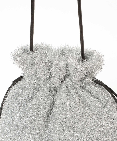 Disney(ディズニー)の「【MICKEY(ミッキー)】ラメ巾着ショルダー(ショルダーバッグ・レディース・ベージュ/シルバー・FREE)」の11枚目の写真