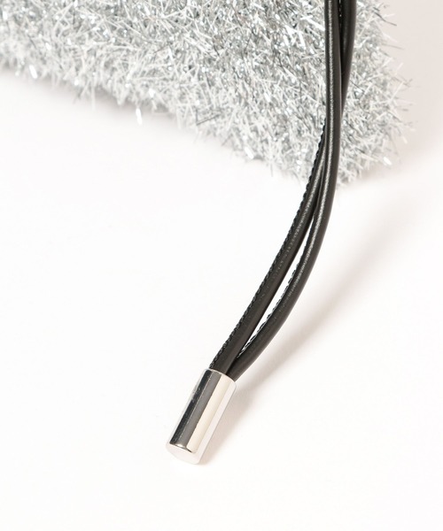 Disney(ディズニー)の「【MICKEY(ミッキー)】ラメ巾着ショルダー(ショルダーバッグ・レディース・ベージュ/シルバー・FREE)」の13枚目の写真