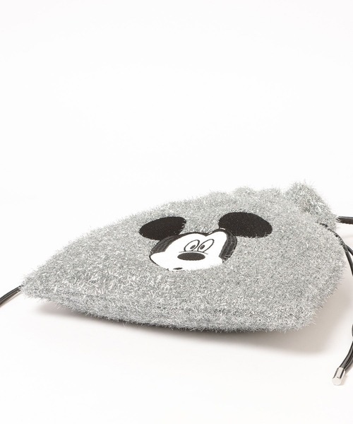 Disney(ディズニー)の「【MICKEY(ミッキー)】ラメ巾着ショルダー(ショルダーバッグ・レディース・ベージュ/シルバー・FREE)」の15枚目の写真