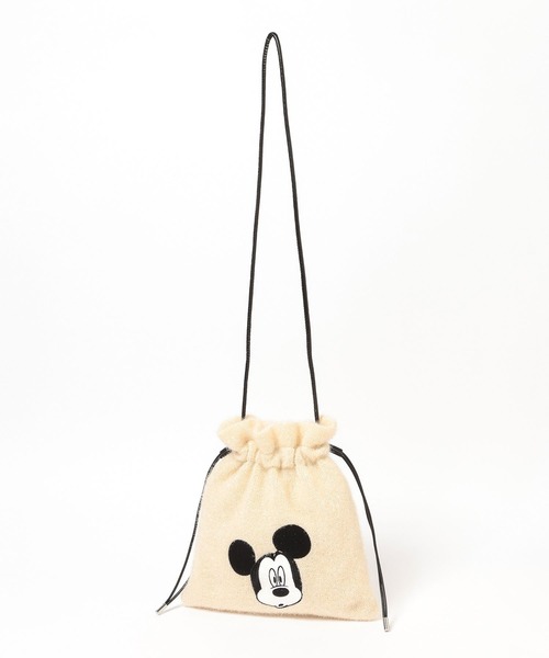 MICKEY(ミッキー)】ラメ巾着ショルダー（ショルダーバッグ）｜Disney