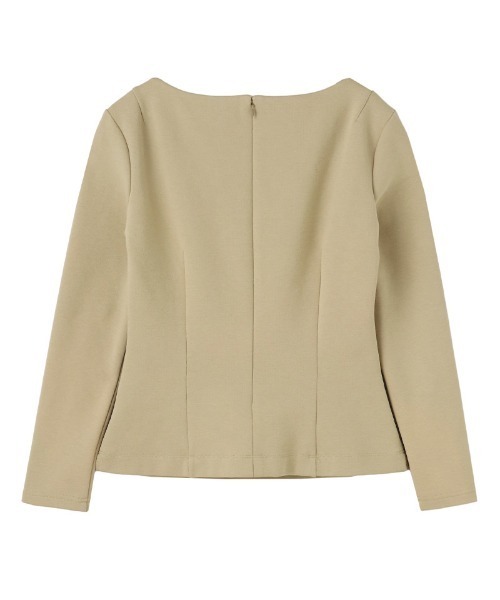 美バストライン裏起毛カットソー（Tシャツ/カットソー）｜JENNE