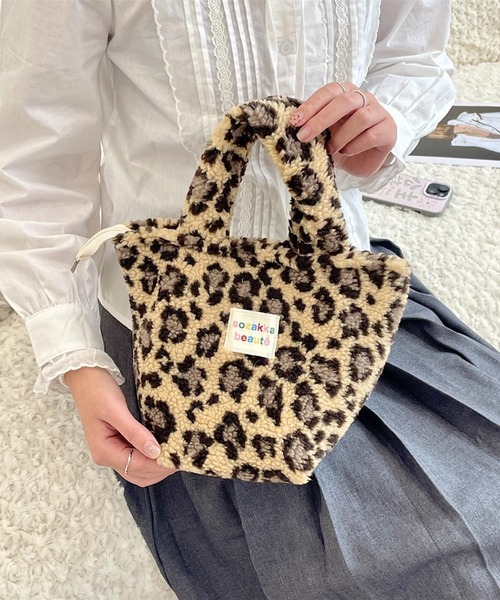 minitmute ヒョウ柄 ショルダーバッグ minimute CLO SOFT LEOPARD
