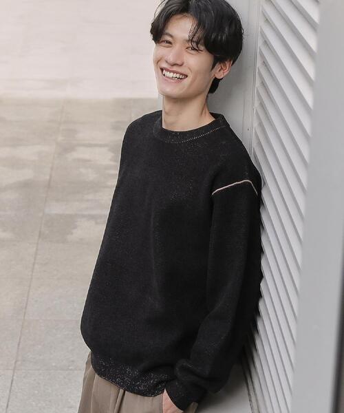 セール】【大人の上品カジュアルを叶える】ハグするニット 洗濯機OK／6