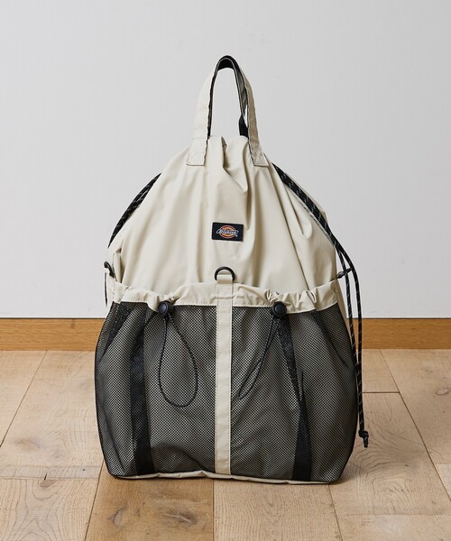 Dickies(ディッキーズ)の「【Dickies / ディッキーズ】SL3WAY MP DS SACK/合成皮革/ユニセックス【WEB限定】(バックパック/リュック・メンズ・アイボリー/シルバー/ブラック・フリー)」の14枚目の写真