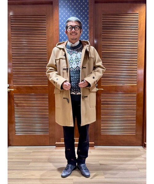 BROOKS BROTHERS(ブルックスブラザーズ)の「ラムズウール アーカイブ クルーネックセーター(ニット/セーター・メンズ・ダークグレー・LARGE/MEDIUM/SMALL/X-LARGE)」の5枚目の写真