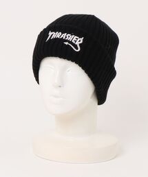 THRASHER（スラッシャー）の「Devil Tail Logo Damage KNIT CAP BEANIE ダメージ加工/THRASHER スラッシャー ユニセックス ストリート スケーター カジュアル アメカジ スケートボード ブランドロゴ 刺繍（ニットキャップ/ビーニー）」