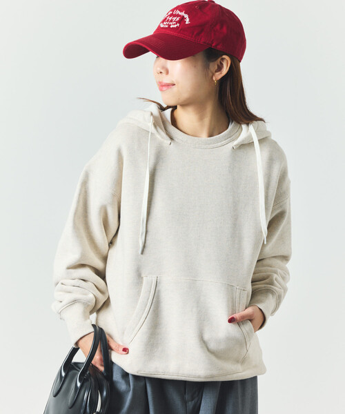 FREAK'S STORE(フリークスストア)の「COMFORT HEATHER ヴィンテージライク 裏毛後付けフーディ(パーカー・メンズ・チャコールグレー/オフホワイト/ライトグレー/その他1・SMALL/MEDIUM/LARGE)」の2枚目の写真