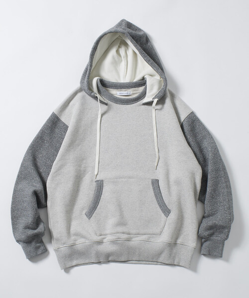 セール】COMFORT HEATHER ヴィンテージライク 裏毛後付けフーディ