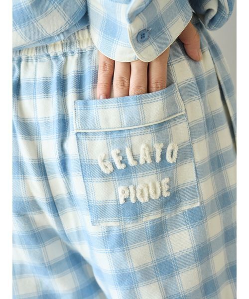 gelato pique（ジェラートピケ）の「プレッピーネルチェックショート