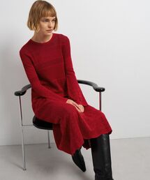 LANVIN en Bleu | ニットレースワンピース(Tシャツ/カットソー)