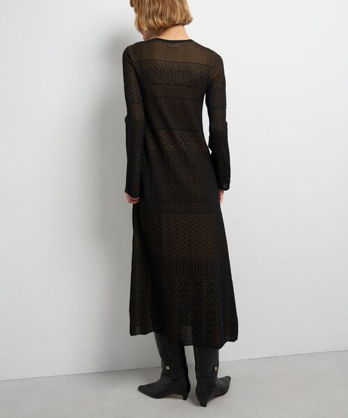 LANVIN en Bleu（ランバンオンブルー）の「ニットレースワンピース（Tシャツ/カットソー・レディース・ブラック/レッド・38）」の15枚目の写真