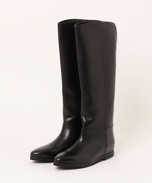 セール】【CORSO ROMA 9】インヒールバックジップロングブーツ(W3201W