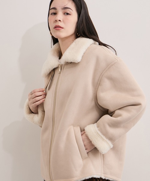 フェイクムートンブルゾン（ムートンコート）｜LE CERCLE par rope