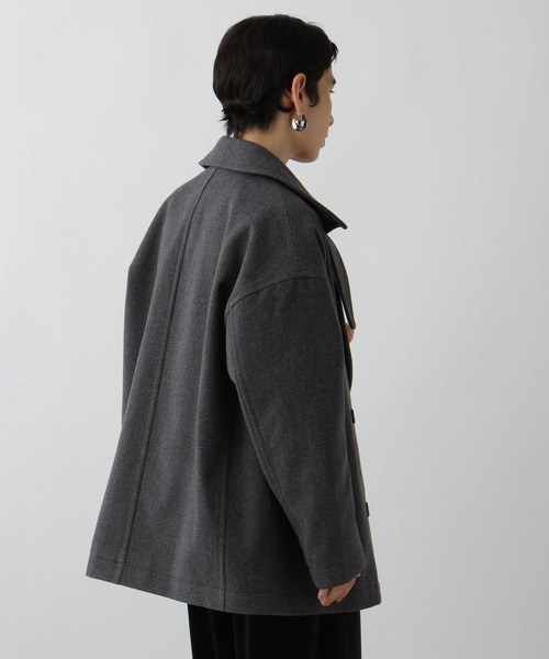studio CLIP（スタディオクリップ）の「《ウタオ》軽量ピーコート（ピーコート・レディース・チャコール/ネイビー・FREE）」の8枚目の写真