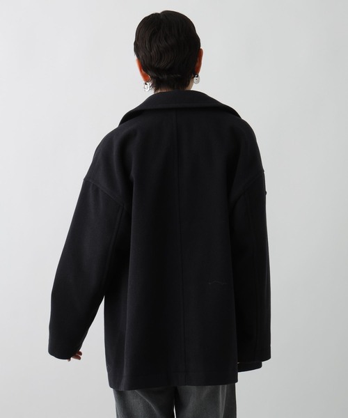 studio CLIP（スタディオクリップ）の「《ウタオ》軽量ピーコート（ピーコート・レディース・チャコール/ネイビー・FREE）」の15枚目の写真