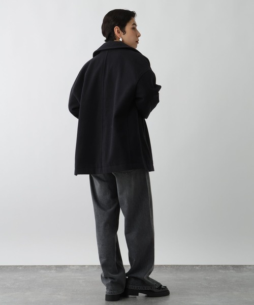 studio CLIP（スタディオクリップ）の「《ウタオ》軽量ピーコート（ピーコート・レディース・チャコール/ネイビー・FREE）」の19枚目の写真