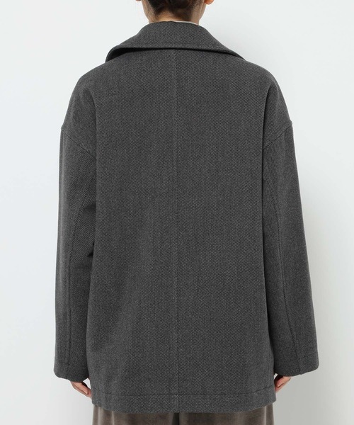 studio CLIP（スタディオクリップ）の「《ウタオ》軽量ピーコート（ピーコート・レディース・チャコール/ネイビー・FREE）」の22枚目の写真