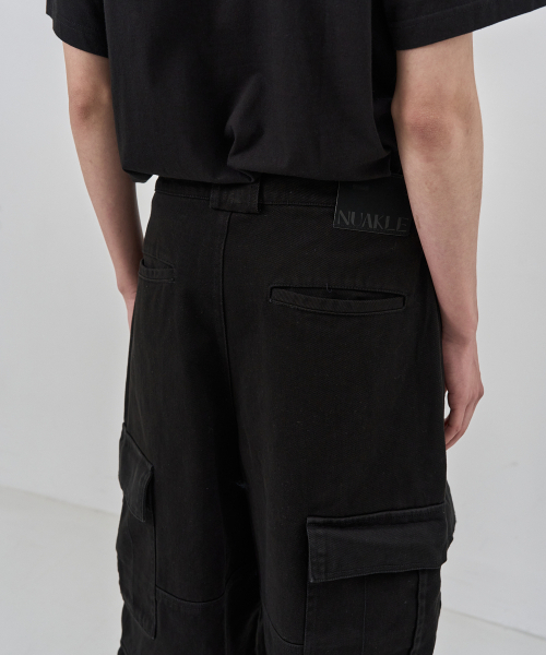 NUAKLE(ヌアクル)の「(m) フィールドワイドカーゴパンツ_ブラック(その他パンツ・メンズ・その他・1/2)」の5枚目の写真