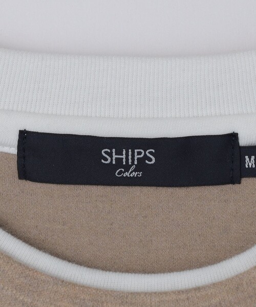 SHIPS Colors(シップス カラーズ)の「SHIPS Colors:サカリバ フェイクレイヤード ロンT(Tシャツ/カットソー・メンズ・ダークグレー/ベージュ/ブラウン・MEDIUM/LARGE/X-LARGE)」の8枚目の写真