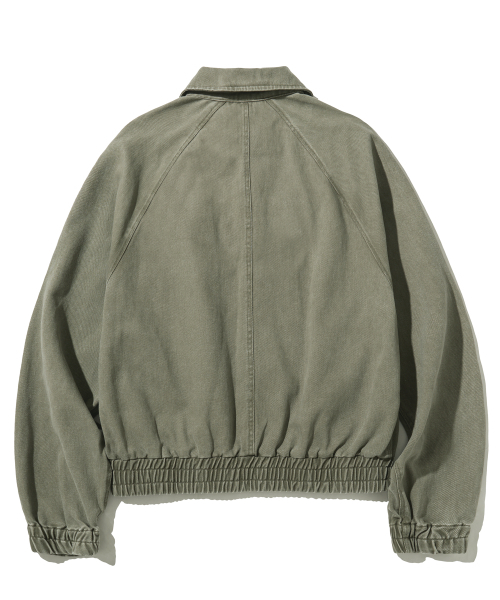 F.ILLUMINATE（フィルミネイト）の「ラグランカラー デニムジャケット-カーキ（ブルゾン・レディース・その他・SMALL/MEDIUM/LARGE）」の12枚目の写真