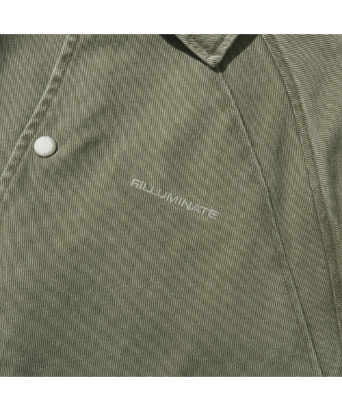 F.ILLUMINATE（フィルミネイト）の「ラグランカラー デニムジャケット-カーキ（ブルゾン・レディース・その他・SMALL/MEDIUM/LARGE）」の6枚目の写真