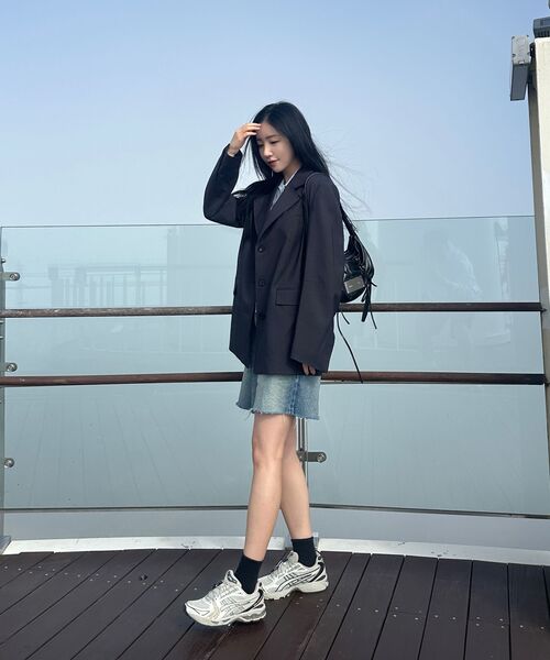 Midnight Move（ミッドナイトムーブ）の「ov jacket [navy]（テーラードジャケット・レディース・その他・FREE）」の10枚目の写真