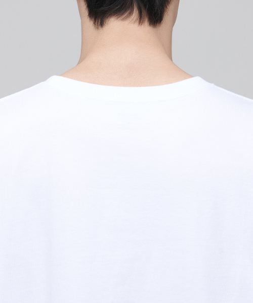 MUSINSA STANDARD（ムシンサスタンダード）の「オーバーサイズクルーネックTシャツ[ホワイト]（Tシャツ/カットソー・メンズ・その他・LARGE/X-LARGE/XX-LARGE/XXX-LARGE/SMALL/MEDIUM）」の4枚目の写真