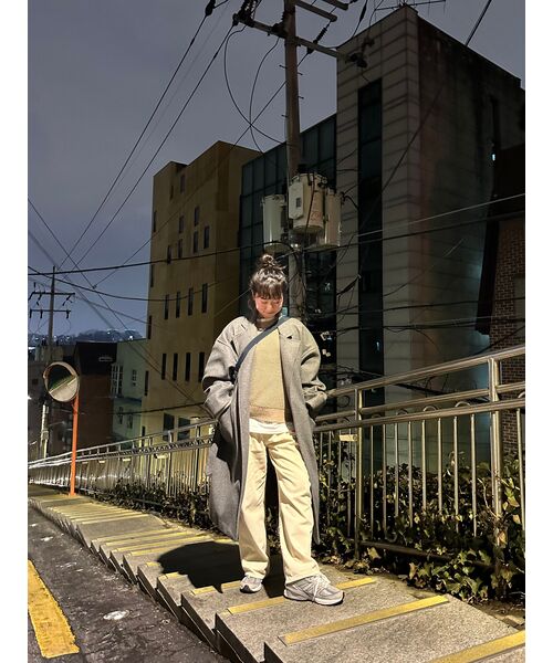 MUSINSA STANDARD（ムシンサスタンダード）の「オーバーサイズクルーネックTシャツ[ホワイト]（Tシャツ/カットソー・メンズ・その他・LARGE/X-LARGE/XX-LARGE/XXX-LARGE/SMALL/MEDIUM）」の7枚目の写真