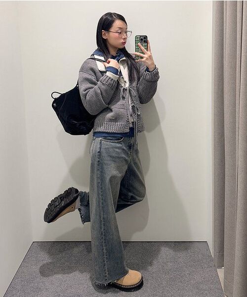 MUSINSA STANDARD WOMAN（ムシンサスタンダードウーマン）の「ウィメンズ90sバギーデニムパンツ[ラスティブルー]（デニムパンツ・レディース・その他・30/24/25/26/27/28/29）」の11枚目の写真