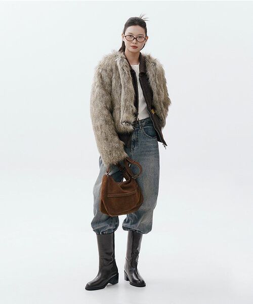 MUSINSA STANDARD WOMAN（ムシンサスタンダードウーマン）の「ウィメンズ90sバギーデニムパンツ[ラスティブルー]（デニムパンツ・レディース・その他・30/24/25/26/27/28/29）」の14枚目の写真