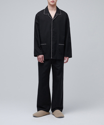 MUSINSA STANDARD（ムシンサスタンダード）の「コットンテンセルパジャマセット[ブラック/ホワイト]（ルームウェア/パジャマ・メンズ）」