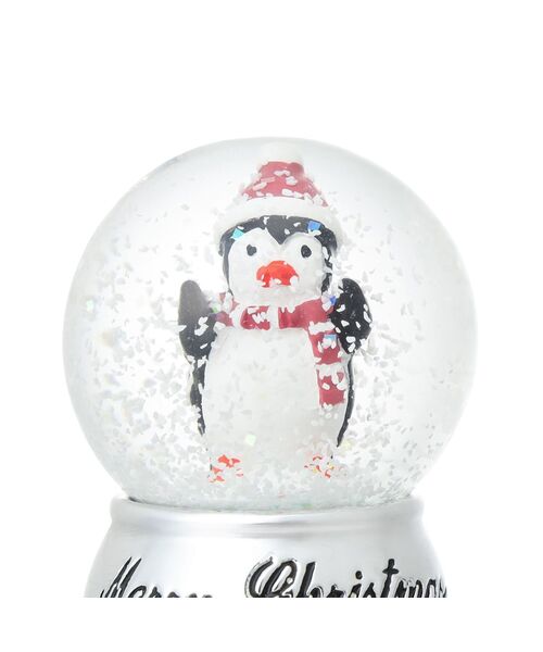 スノードーム ペンギン XS シルバー（インテリア雑貨）｜Francfranc