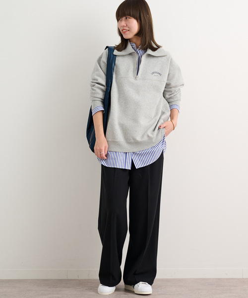 JOURNAL STANDARD relume(ジャーナルスタンダード レリューム)の「《追加》2WAYストレッチワイドパンツ(スラックス・レディース・ブラック/ブラウン/ブラック系その他・38/36)」の9枚目の写真