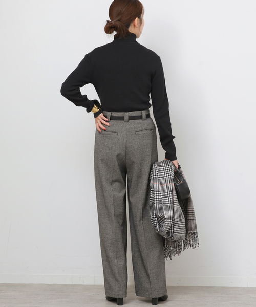JOURNAL STANDARD relume(ジャーナルスタンダード レリューム)の「《追加》2WAYストレッチワイドパンツ(スラックス・レディース・ブラック/ブラウン/ブラック系その他・38/36)」の14枚目の写真