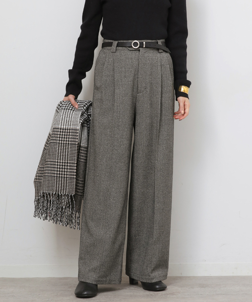 JOURNAL STANDARD relume(ジャーナルスタンダード レリューム)の「《追加》2WAYストレッチワイドパンツ(スラックス・レディース・ブラック/ブラウン/ブラック系その他・38/36)」の15枚目の写真