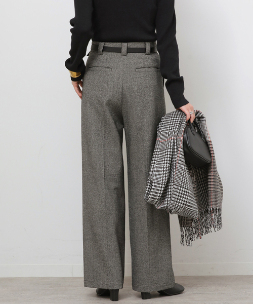 JOURNAL STANDARD relume(ジャーナルスタンダード レリューム)の「《追加》2WAYストレッチワイドパンツ(スラックス・レディース・ブラック/ブラウン/ブラック系その他・38/36)」の17枚目の写真